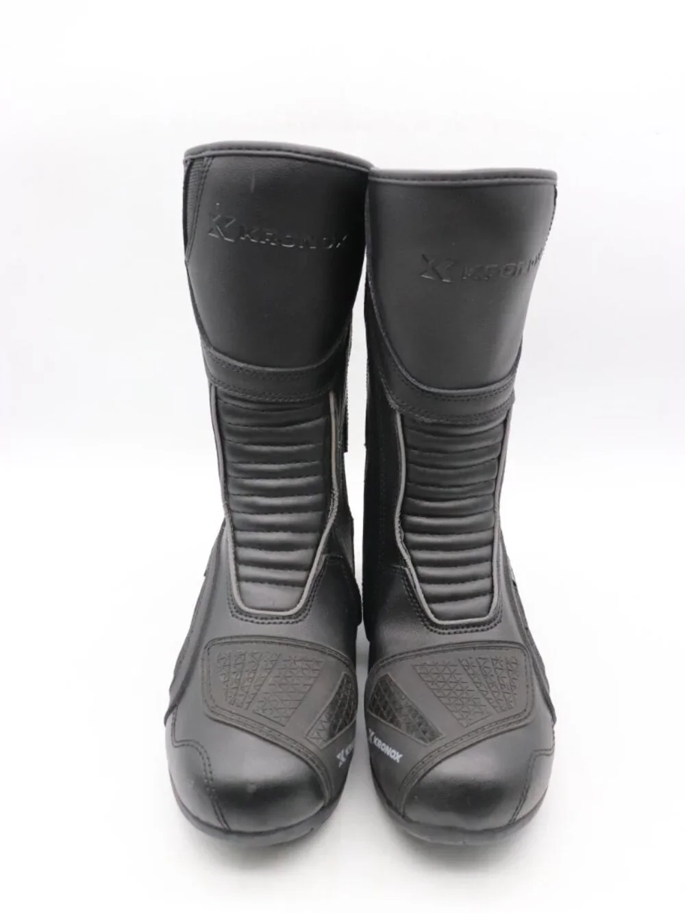 Kronox Lanin Men’s Size 8 Motorcycle Touring Riding Boots Black Waterproof
